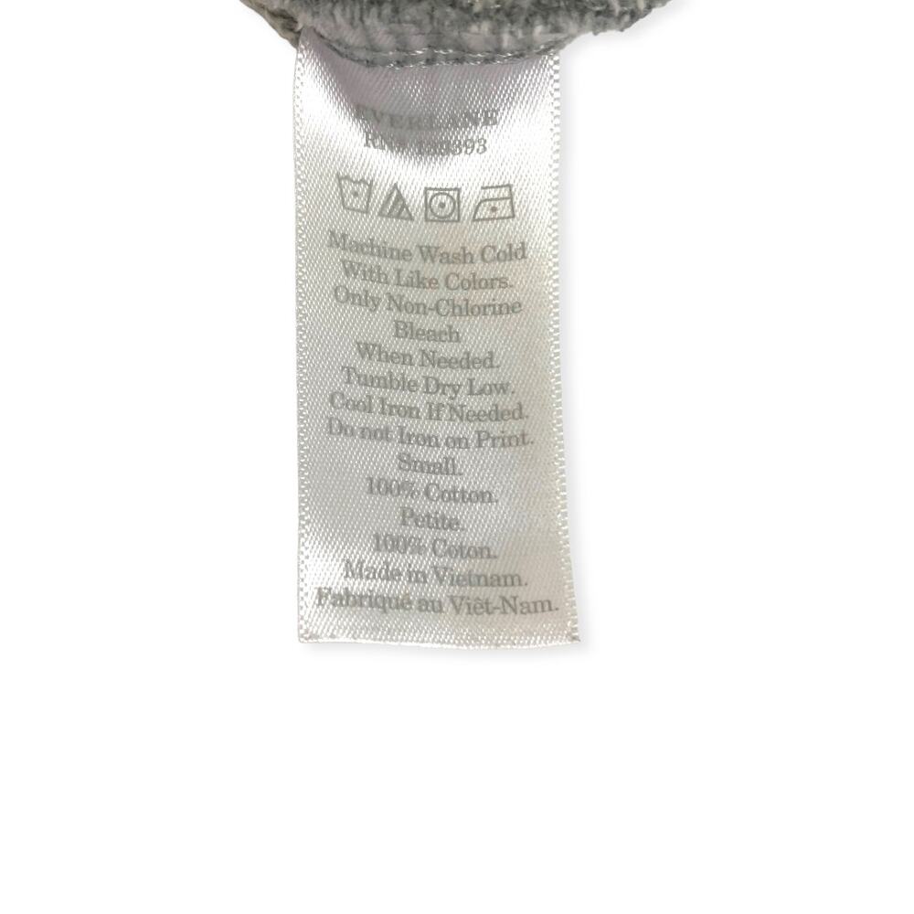 Everlane Mens The 100% Human Typography Sweatshirt Size S Heathered Grey Gray - Picture 7 of 11
